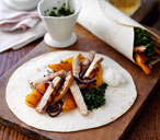 Pork fajitas with coriander salsa | Tesco Real Food