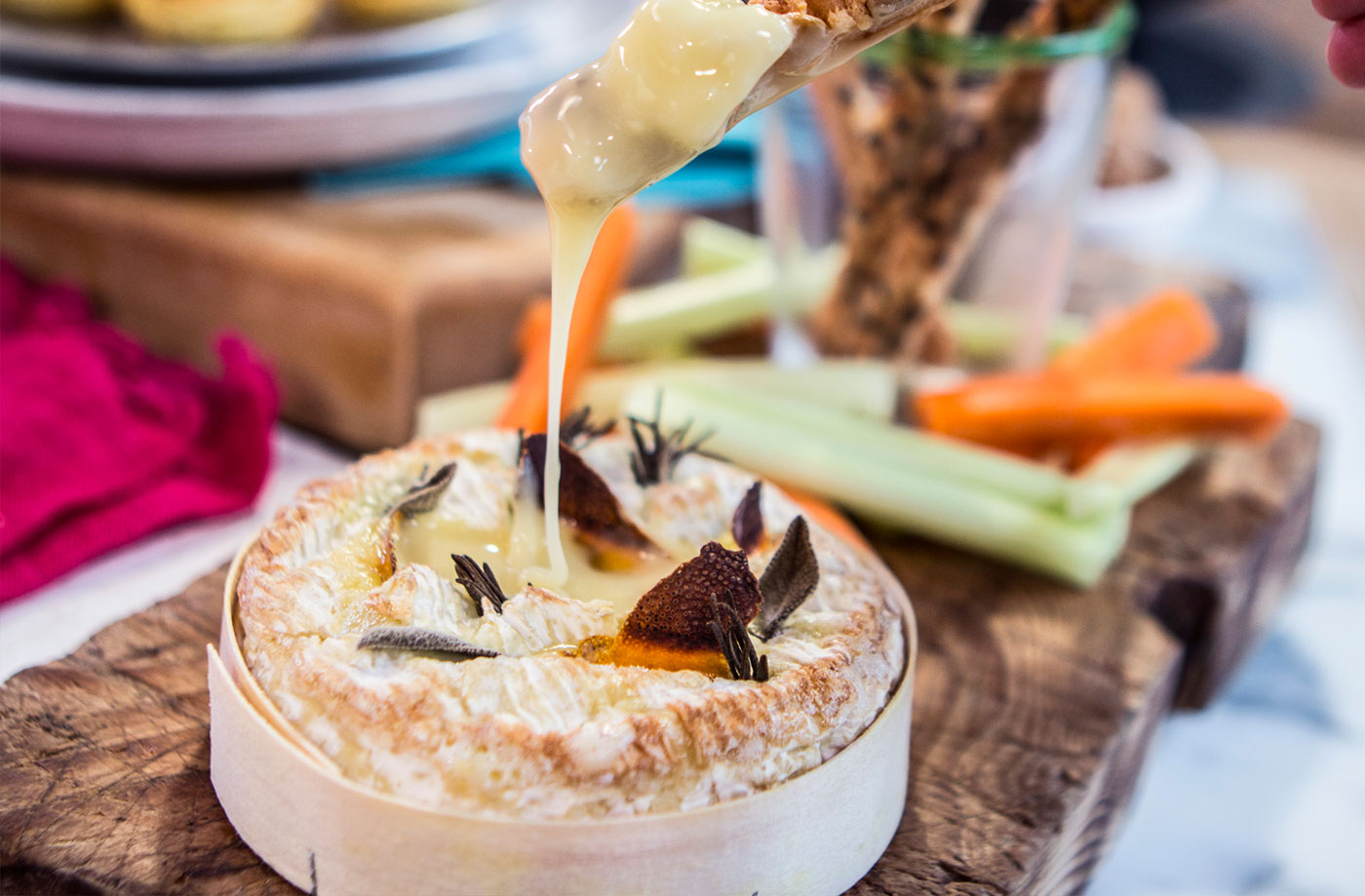 Festive spiked Camembert Tesco Real Food