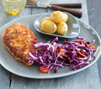 Parmesan crumb chicken with winter slaw | Tesco Real Food
