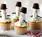 Snowman cupcakes | Tesco Real Food