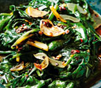 Garlicky spinach | Tesco Real Food