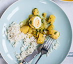 Adam Bennett's Asha's egg curry with basmati rice | Tesco Real Food