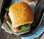 Burgers with horseradish slaw and watercress | Tesco Real Food