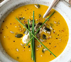 Creamy carrot and orange spiced soup | Tesco Real Food