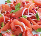 Pink grapefruit, honey and mint salad | Tesco Real Food